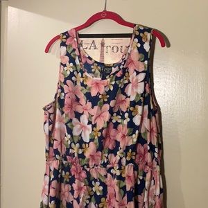 Summer Floral High Low Dress